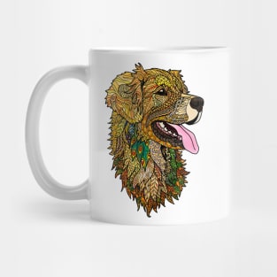 Golden Retriever Zentangle Mug